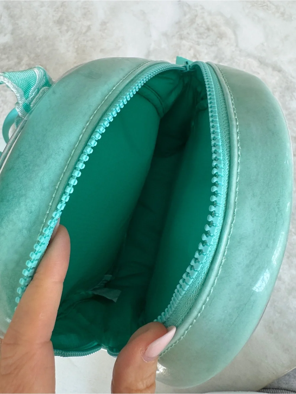 UGG Teal Mini Shearling Backpack